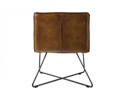 ACME™ Balrog Accent Chair - Saddle Brown