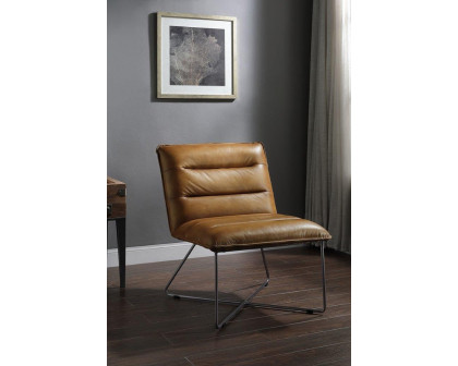 ACME™ Balrog Accent Chair - Saddle Brown