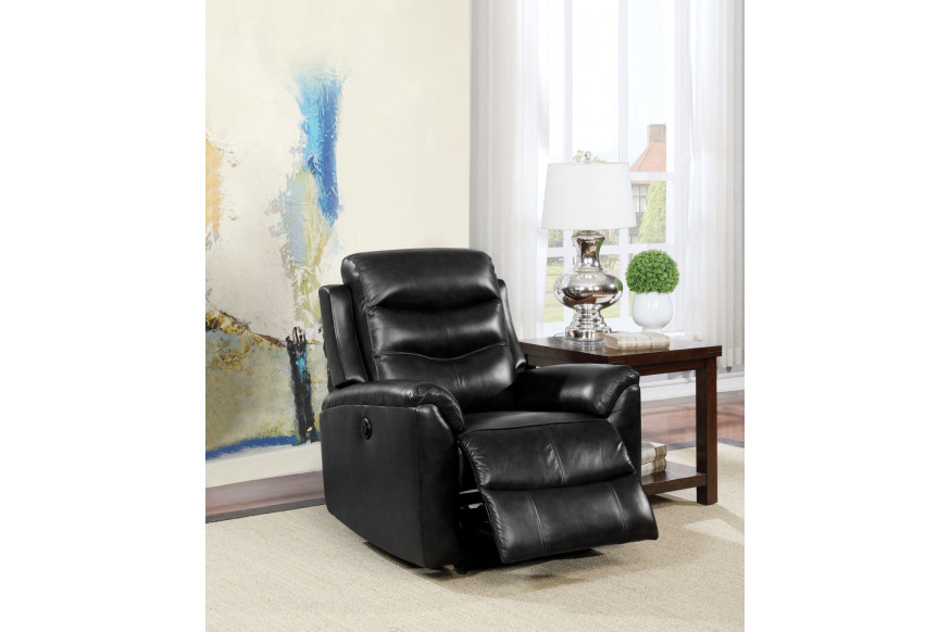 ACME™ Ava Recliner - Black Match