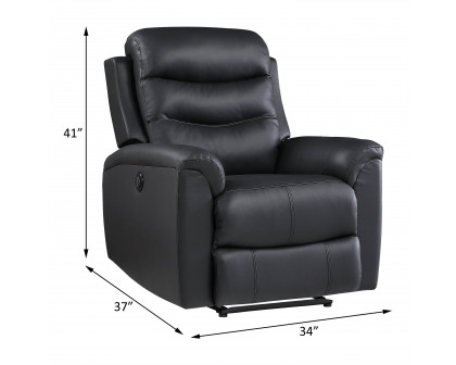 ACME™ Ava Recliner - Black Match