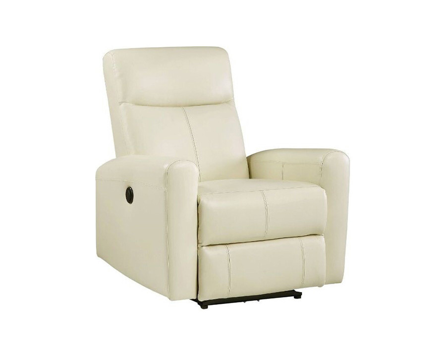 ACME Blane Power Motion Recliner - Beige Top Grain Leather Match