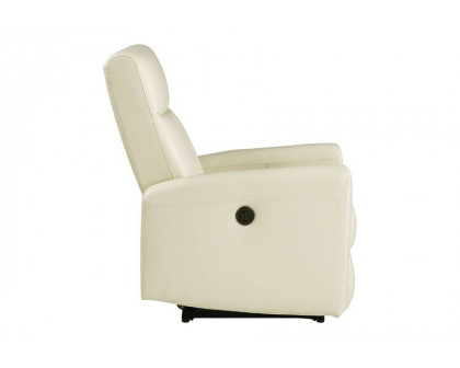 ACME Blane Power Motion Recliner - Beige Top Grain Leather Match