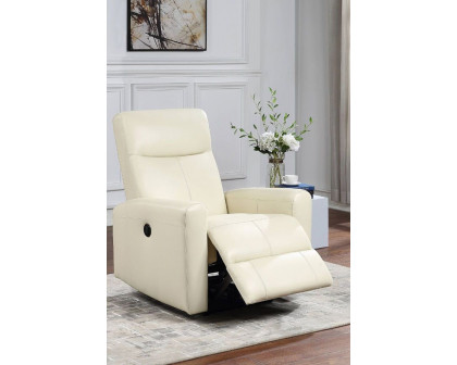 ACME Blane Power Motion Recliner - Beige Top Grain Leather Match