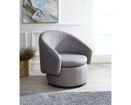 ACME™ Joyner Accent Chair - Pebble Gray Linen