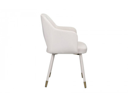 ACME Applewood Accent Chair - Cream Velvet and Gold