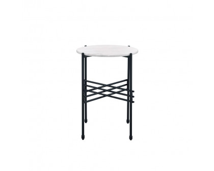 ACME - Taigi 3PC Table & Chair Set in Gray/Black