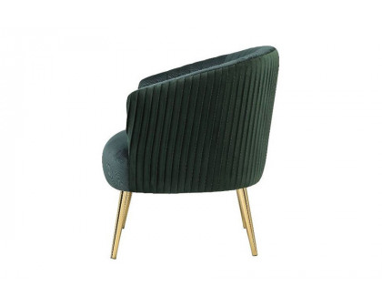 ACME™ Sigurd Accent Chair - Velvet/Gold