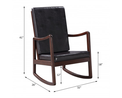 ACME Raina Rocking Chair - Espresso Finish