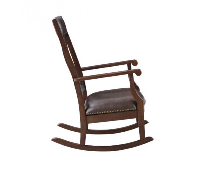 ACME Raina Rocking Chair - Walnut Finish