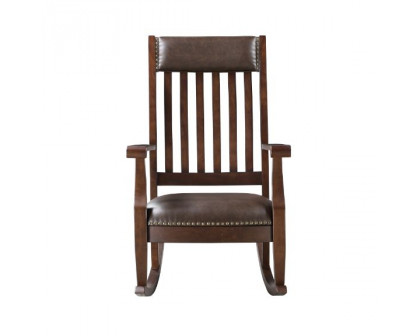 ACME Raina Rocking Chair - Walnut Finish