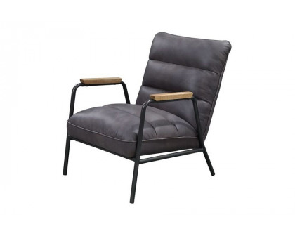 ACME™ Nignu Accent Chair - Gray/Matt Iron