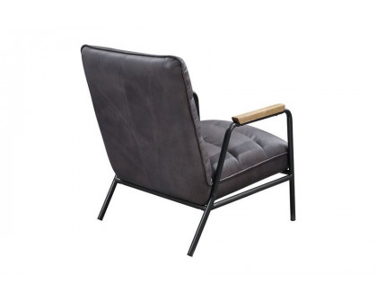 ACME™ Nignu Accent Chair - Gray/Matt Iron