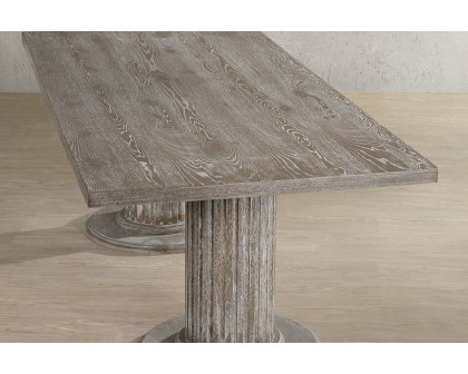 ACME - Gabrian Dining Table in Reclaimed Gray (60170)