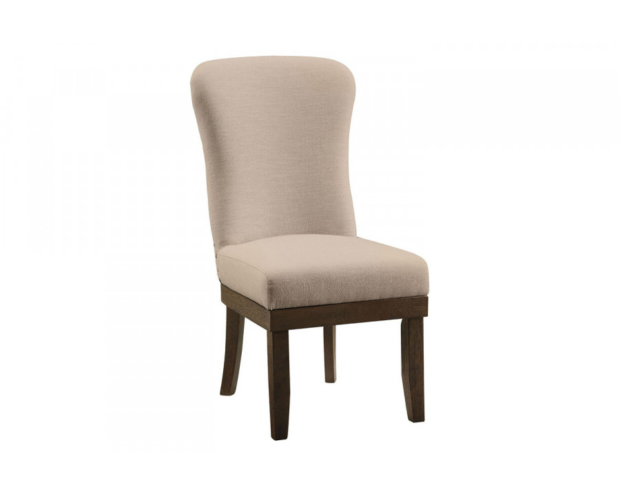 ACME Landon Side Chair Set of 2 - Beige Linen