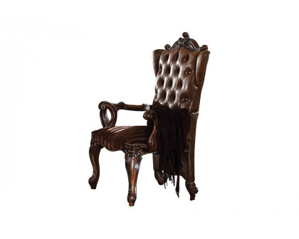 ACME Versailles Arm Chair (Set-2) - Light Brown/Cherry Oak