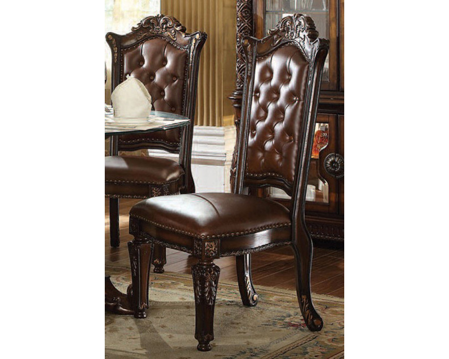 ACME Vendome Side Chair Set of 2 - Cherry 62004