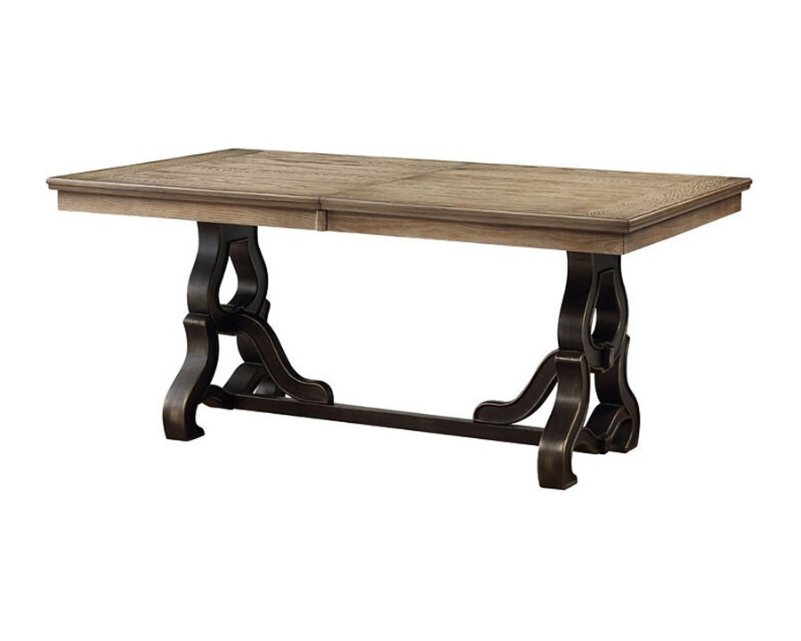 ACME - Nathaniel Dining Table in Maple