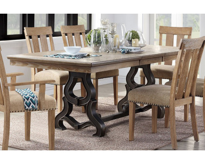 ACME - Nathaniel Dining Table in Maple