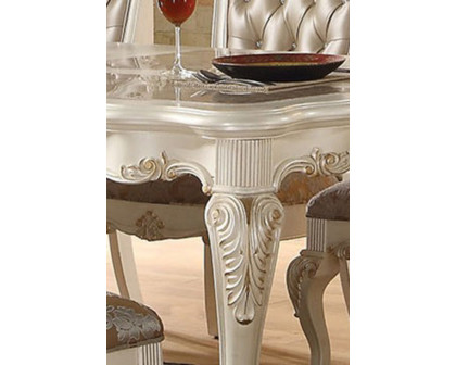 ACME Chantelle Leg Dining Table - Pearl White