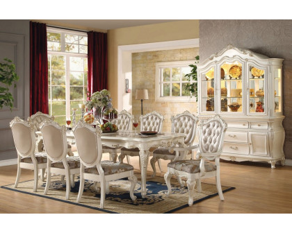 ACME Chantelle Leg Dining Table - Pearl White