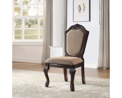 ACME Chateau De Ville Side Chair (Set of 2) - Espresso