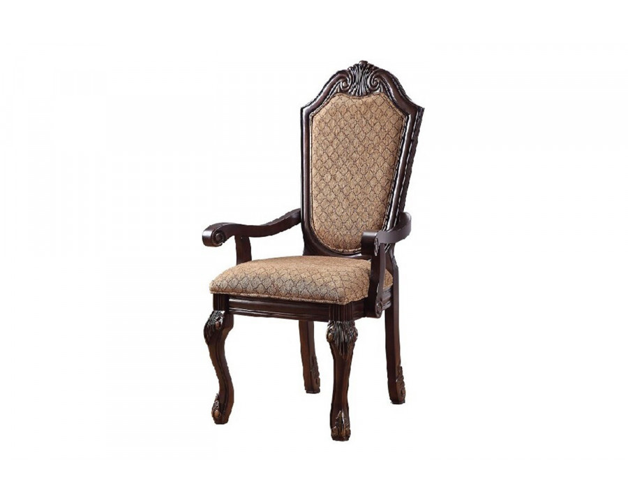 ACME Chateau De Ville Arm Chair Set of 2 - Espresso