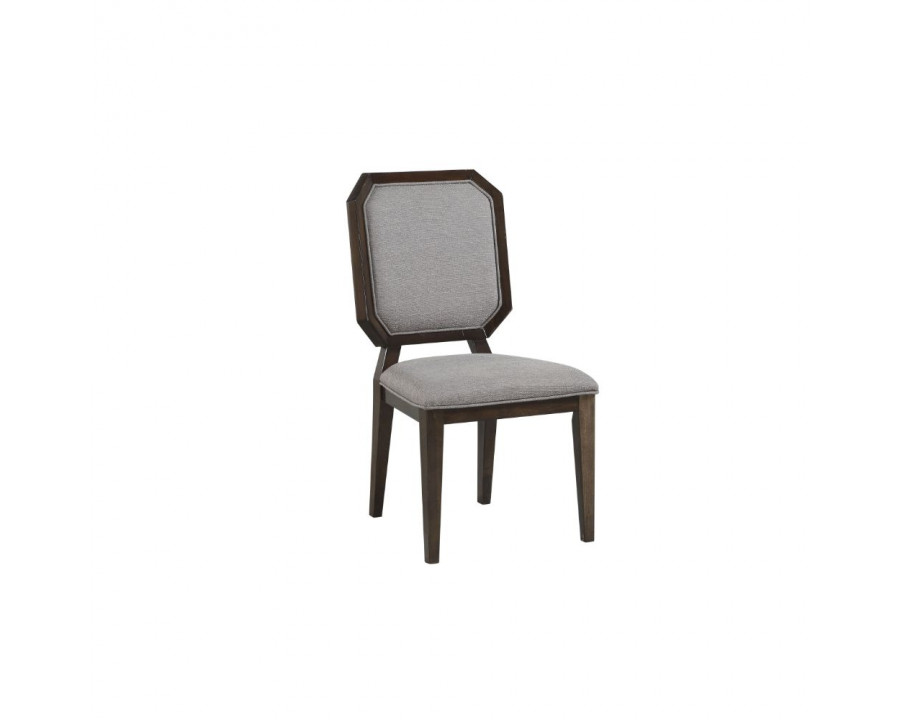 ACME - Selma Side Chair (2Pc) in Gray Tobacco