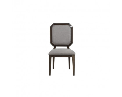 ACME - Selma Side Chair (2Pc) in Gray Tobacco