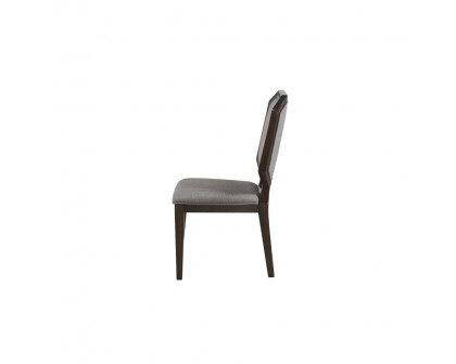 ACME - Selma Side Chair (2Pc) in Gray Tobacco