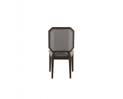 ACME - Selma Side Chair (2Pc) in Gray Tobacco