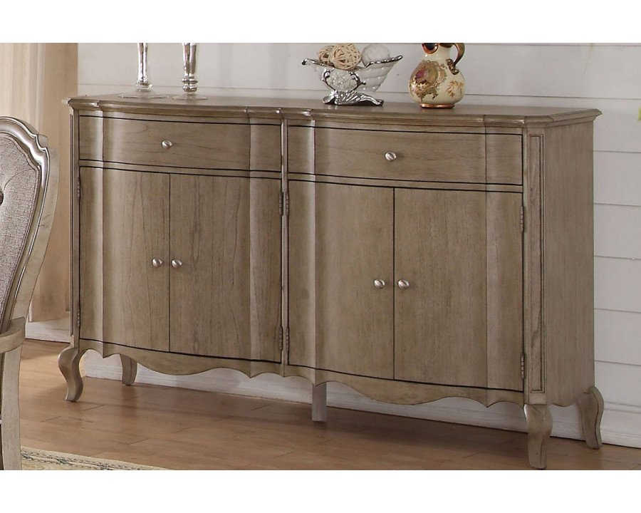 ACME - Chelmsford Server in Antique Taupe