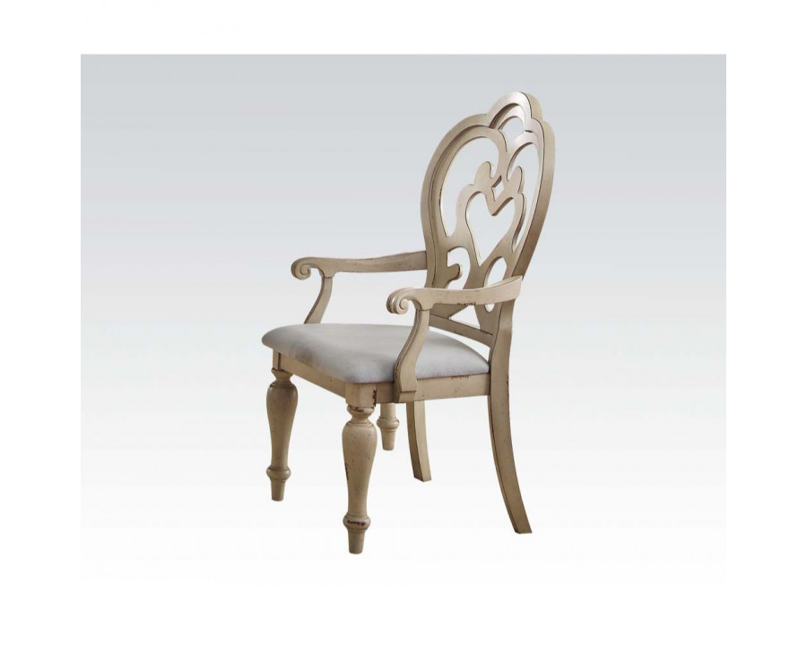 ACME - Abelin Chair (2Pc) in Antique White