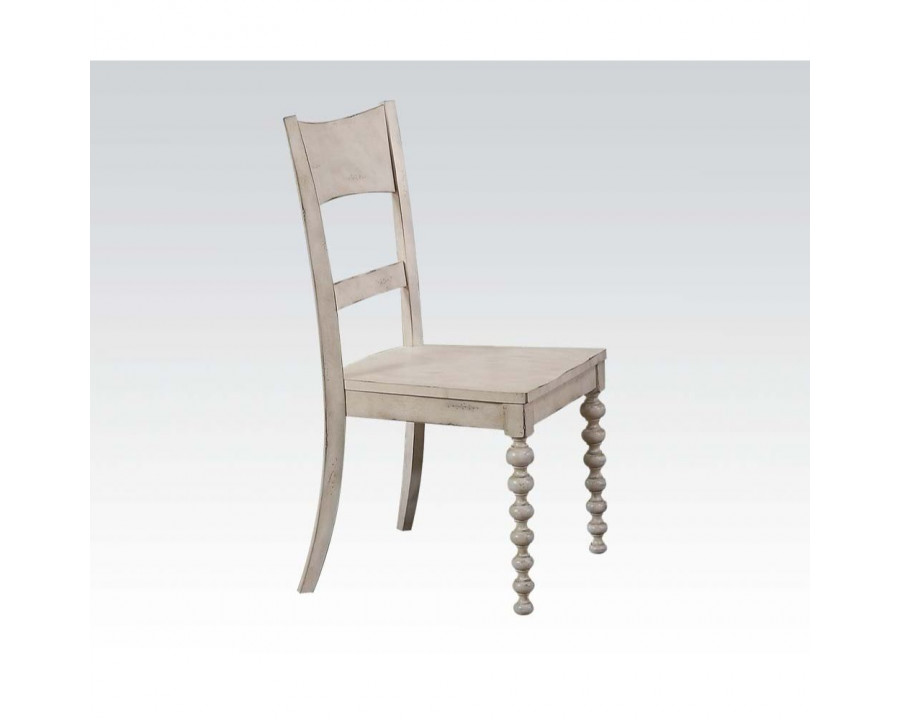 ACME - Coyana Side Chair (2Pc) in Antique White