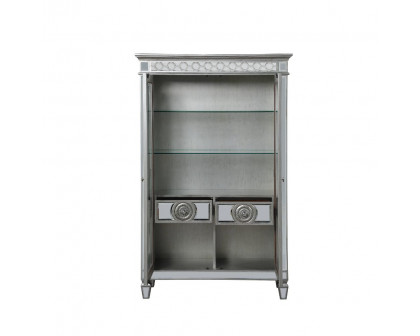 ACME - Varian Curio in Mirrored/Antique Platinum