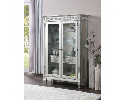 ACME - Varian Curio in Mirrored/Antique Platinum