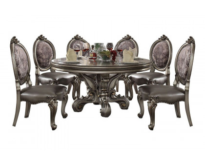 ACME - Versailles Dining Table in Antique Platinum