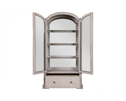 ACME - Wynsor Curio Cabinet in Antique White