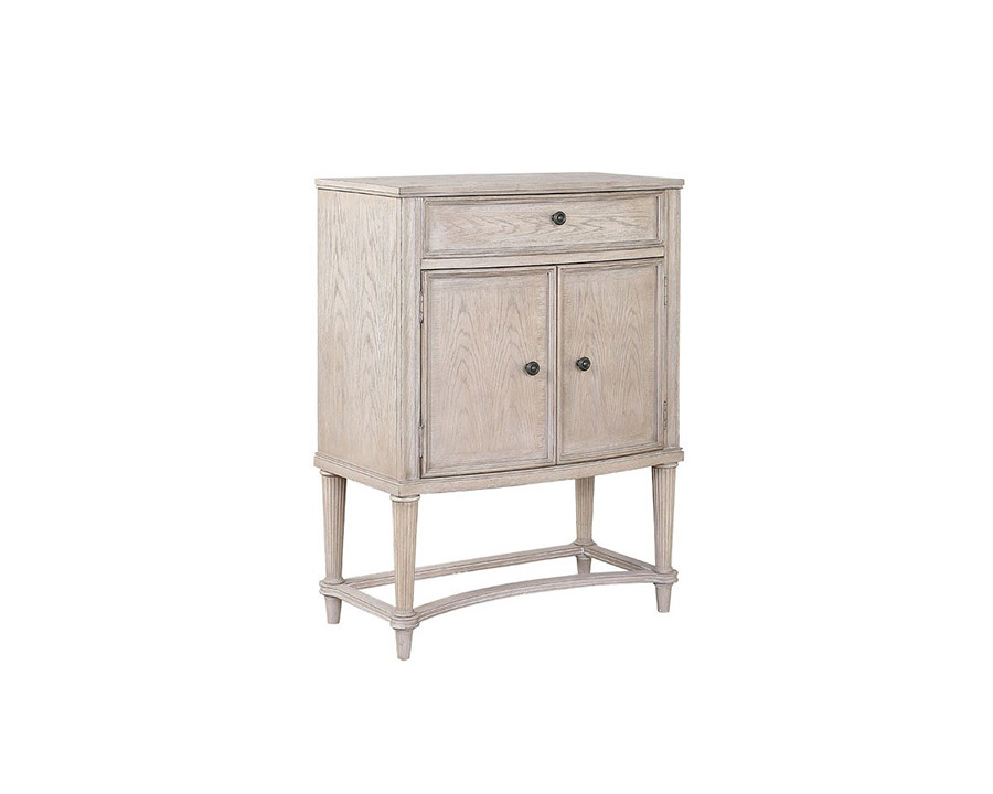 ACME - Wynsor Wine Cabinet in Antique White