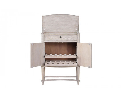 ACME - Wynsor Wine Cabinet in Antique White