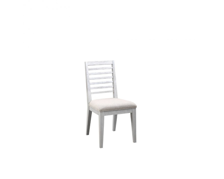 ACME - Aromas Side Chair (2Pc) in White Oak