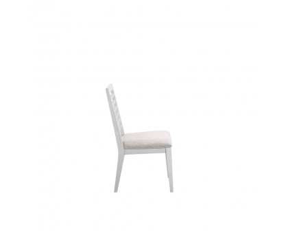 ACME - Aromas Side Chair (2Pc) in White Oak