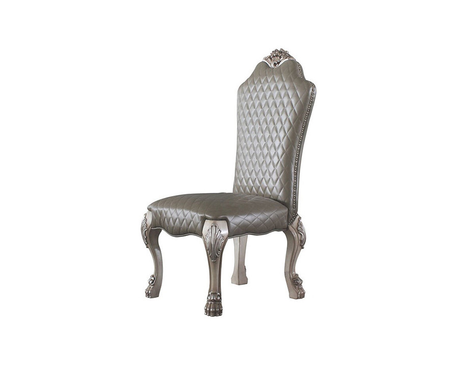 ACME - Dresden Side Chair (Set-2) in Vintage Bone White