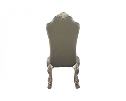 ACME - Dresden Side Chair (Set-2) in Vintage Bone White