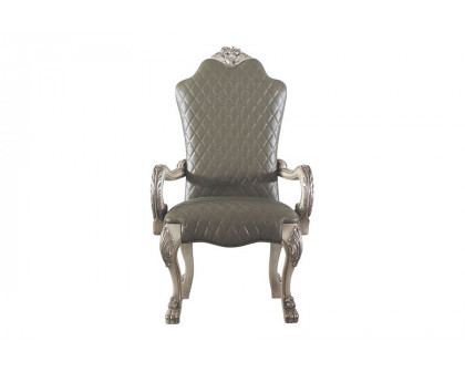 ACME - Dresden Arm Chair (Set-2) in Vintage Bone White