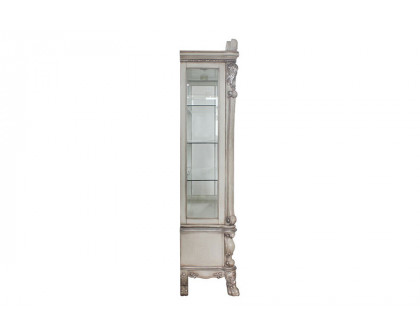 ACME Dresden Curio Cabinet - Vintage Bone White