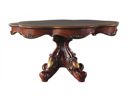 ACME Picardy Round Dining Table - Cherry Oak