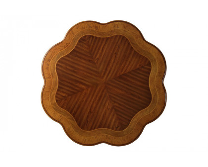 ACME Picardy Round Dining Table - Cherry Oak