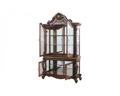 ACME Picardy Curio Cabinet - Cherry Oak