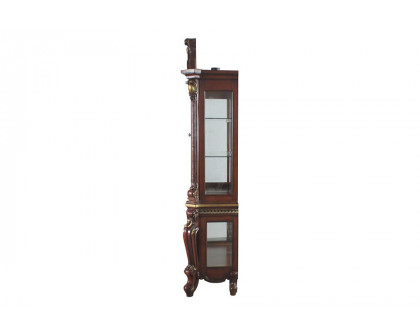 ACME Picardy Curio Cabinet - Cherry Oak