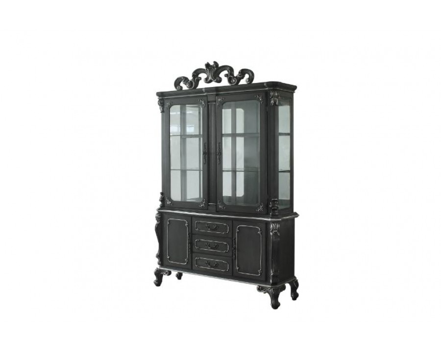 ACME - House Delphine Buffet & Hutch in Charcoal